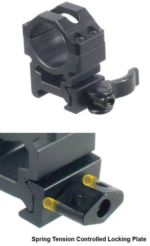 Scope Mounts Leapers Inc.   UTG Ready Series UTG MAX LE QD PIC RINGS 1" MED • Model: Ready Series